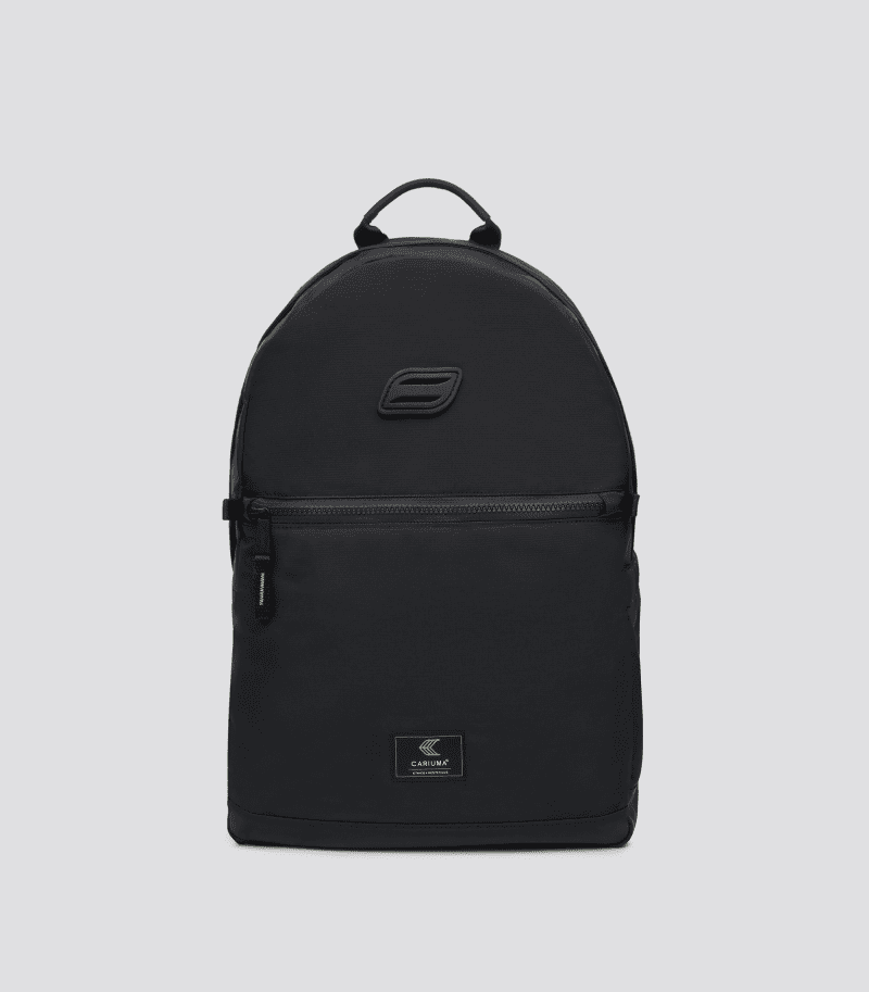 JJ Backpack All Black Collection.side view