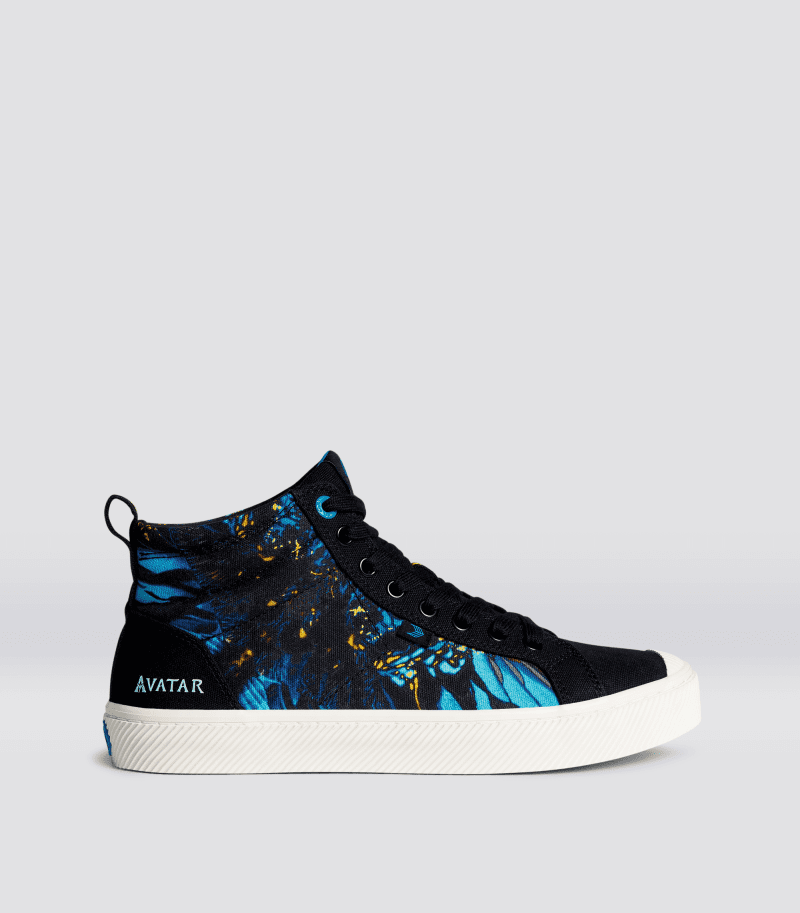 avatar oca high banshee canvas sneaker.side view