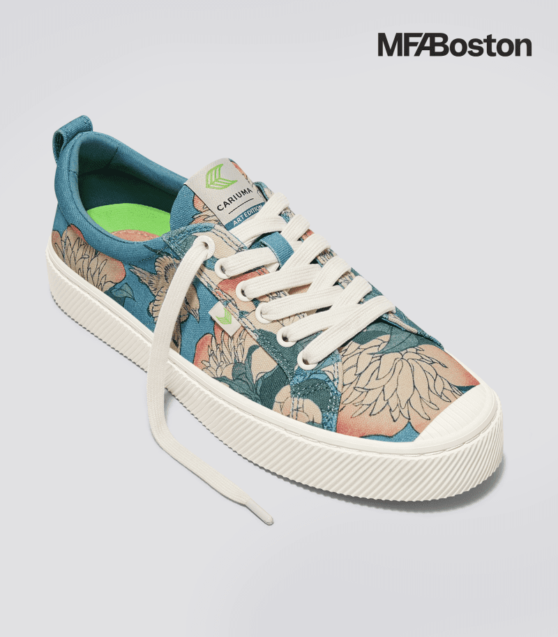 hokusai oca low peonies and canary print canvas sneaker.hover 26808c2f 6bbc 4cdb 8009 9cd74df23c92