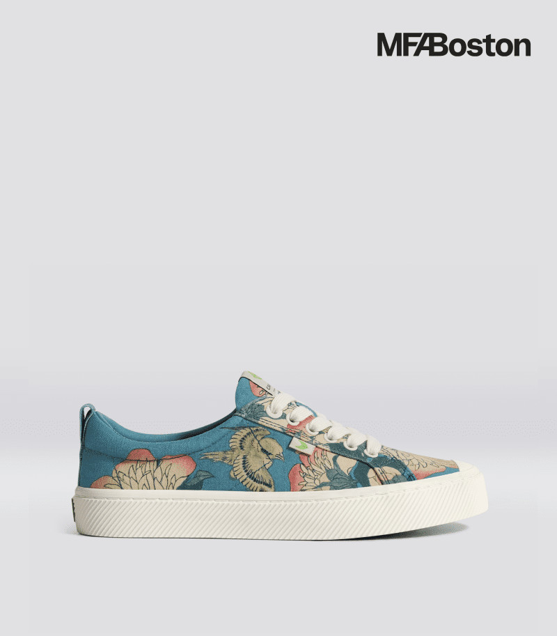 hokusai oca low peonies and canary print canvas sneaker.side view b8ba402c 9cec 4f37 bbc4 cb929910f13c