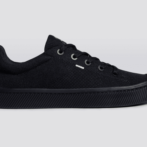 ibi all black knit sneaker.slideshow1