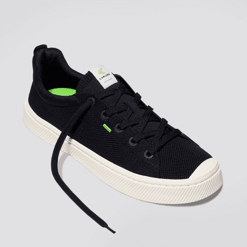 ibi black knit sneaker men.hover