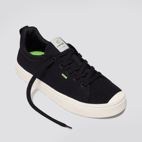 ibi black knit sneaker women.hover