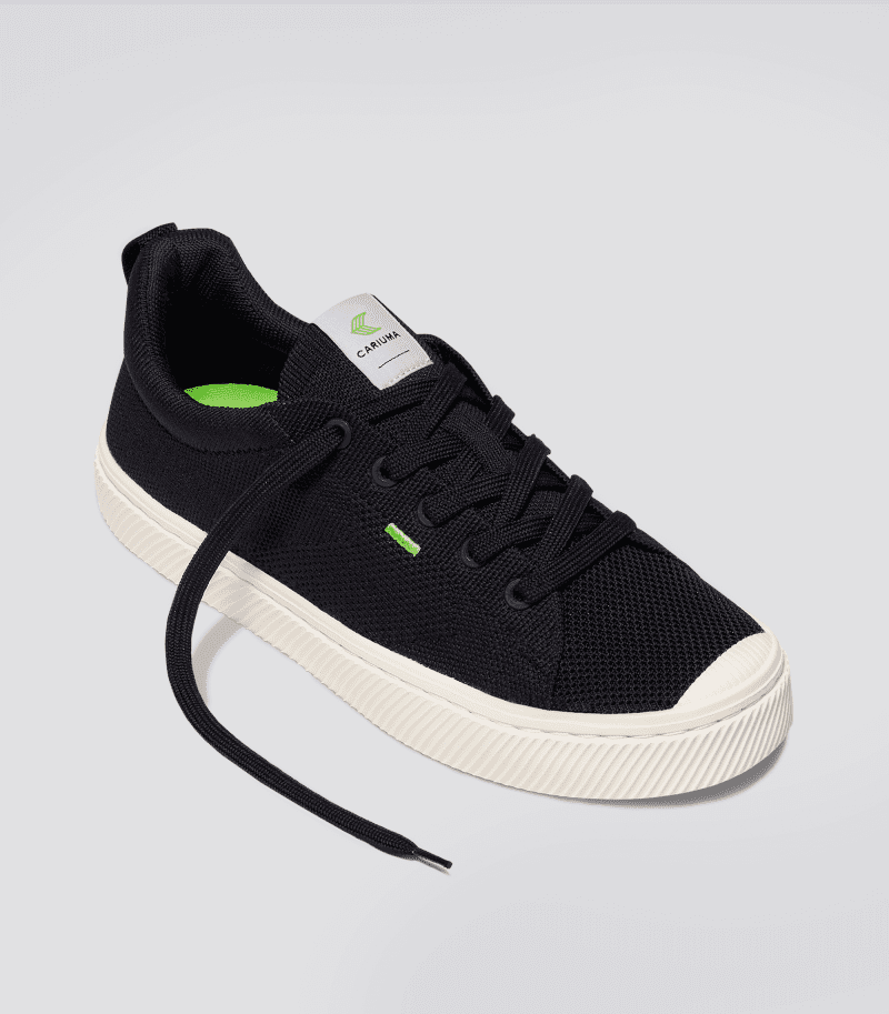 ibi black knit sneaker women.hover