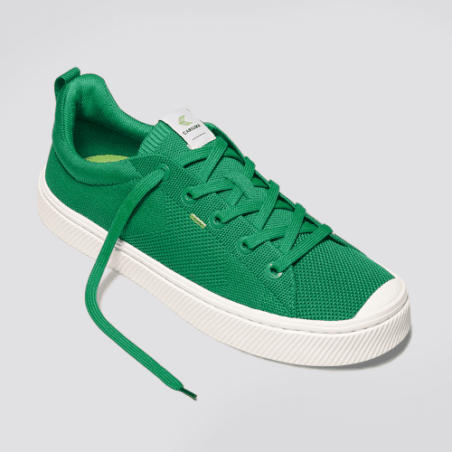 ibi green knit sneaker.fb feed