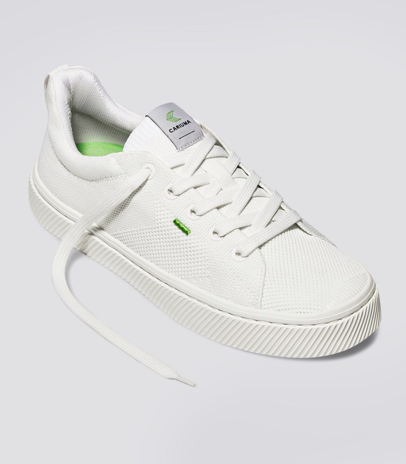 ibi off white knit sneaker women.hover