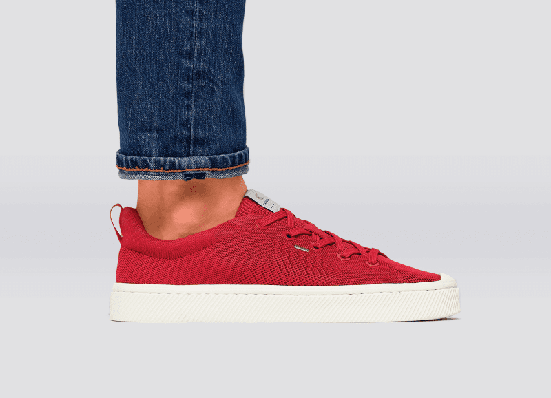 ibi raw red knit sneaker men.slideshow6