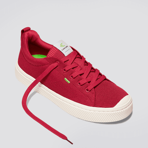 ibi raw red knit sneaker women.hover