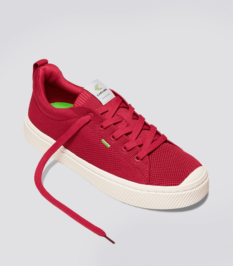 ibi raw red knit sneaker women.hover