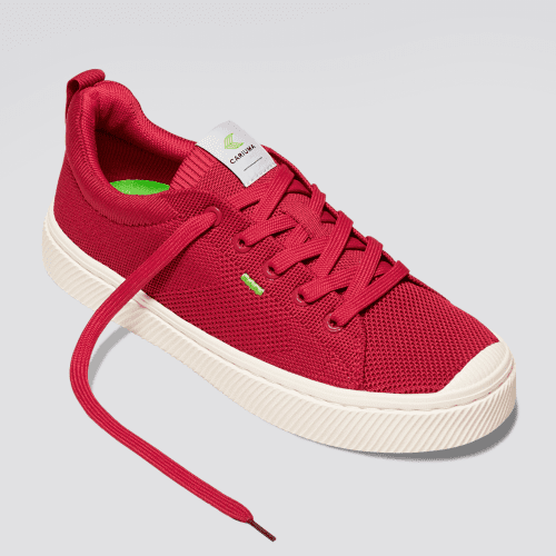 ibi raw red knit sneaker women.slideshow3