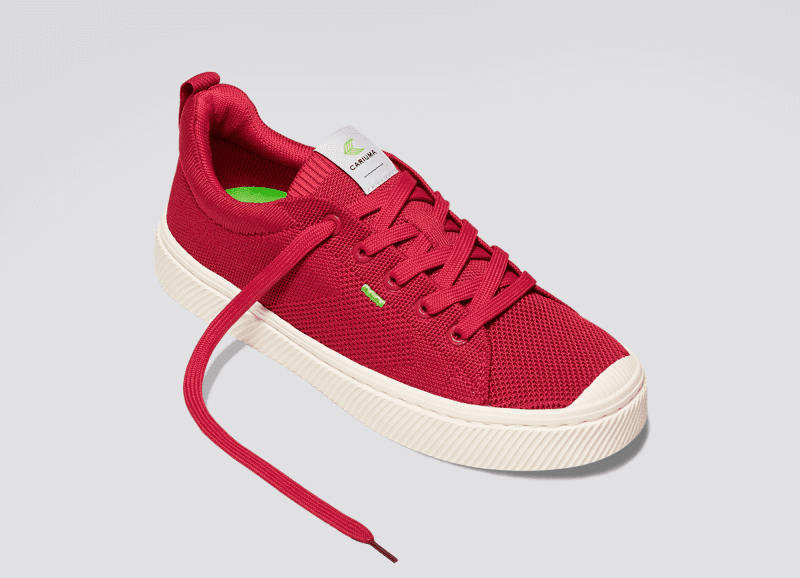 ibi raw red knit sneaker women.slideshow3