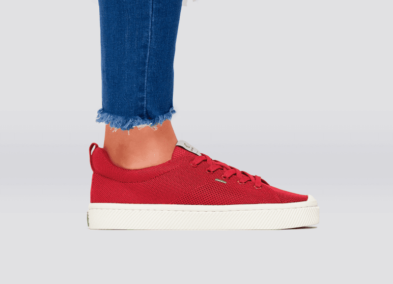 ibi raw red knit sneaker women.slideshow6