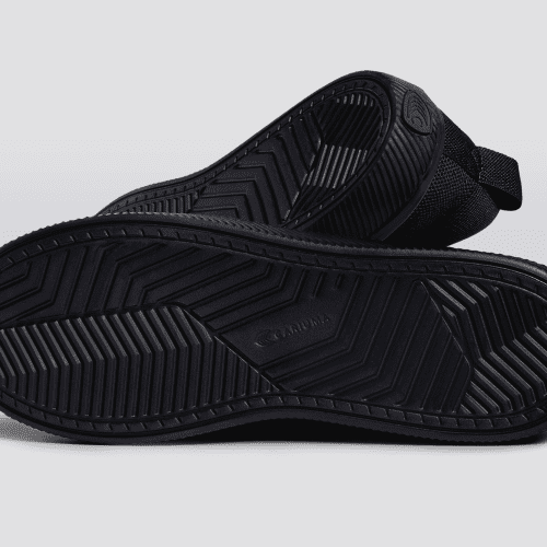 ibi slip on all black knit sneaker.slideshow2