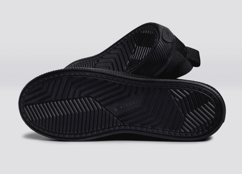 ibi slip on all black knit sneaker.slideshow2