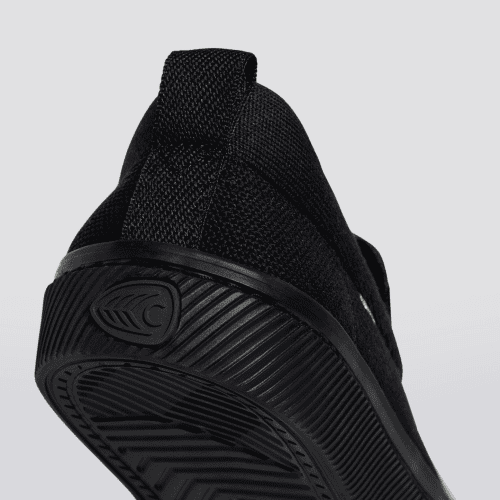 ibi slip on all black knit sneaker.slideshow4