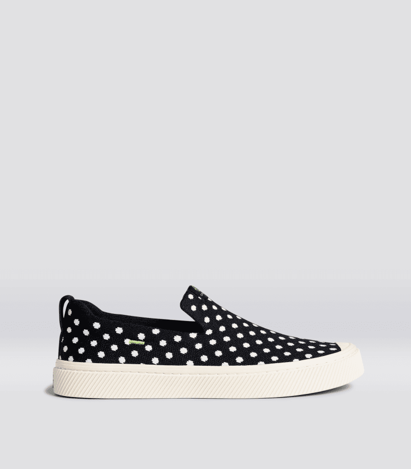 ibi slip on polka dot sneaker.side view 2ffb69c0 df57 49c2 92e6 0815ae317e82