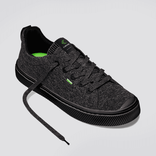 ibi stone black knit sneaker women.hover