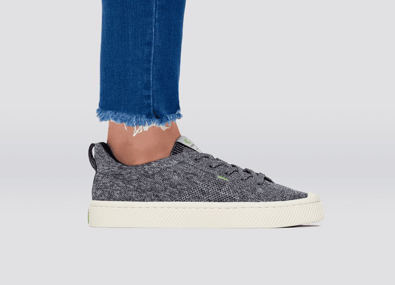 ibi stone grey knit sneaker women.slideshow6