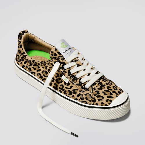 leopard oca low leopard canvas sneaker.fb feed