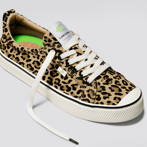 leopard oca low leopard canvas sneaker.feature 1