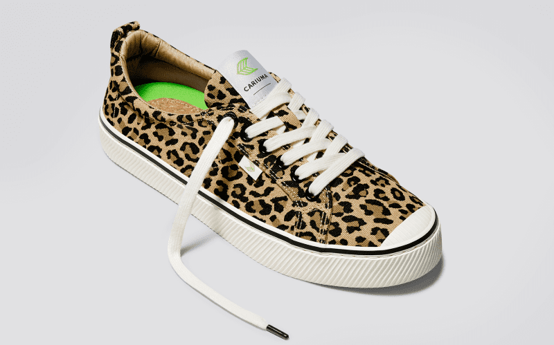 leopard oca low leopard canvas sneaker.feature 1