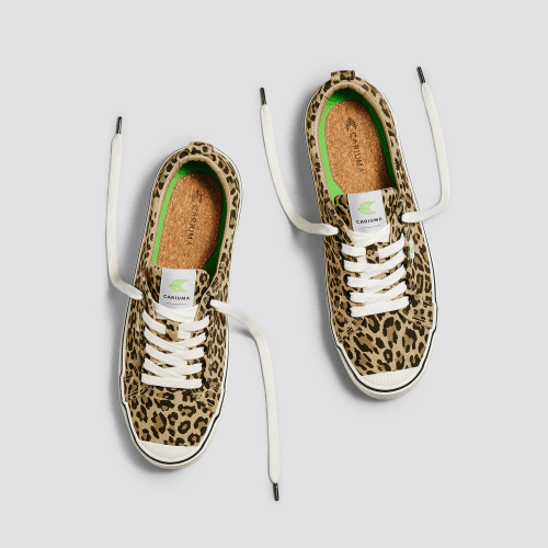 leopard oca low leopard canvas sneaker.feature 3