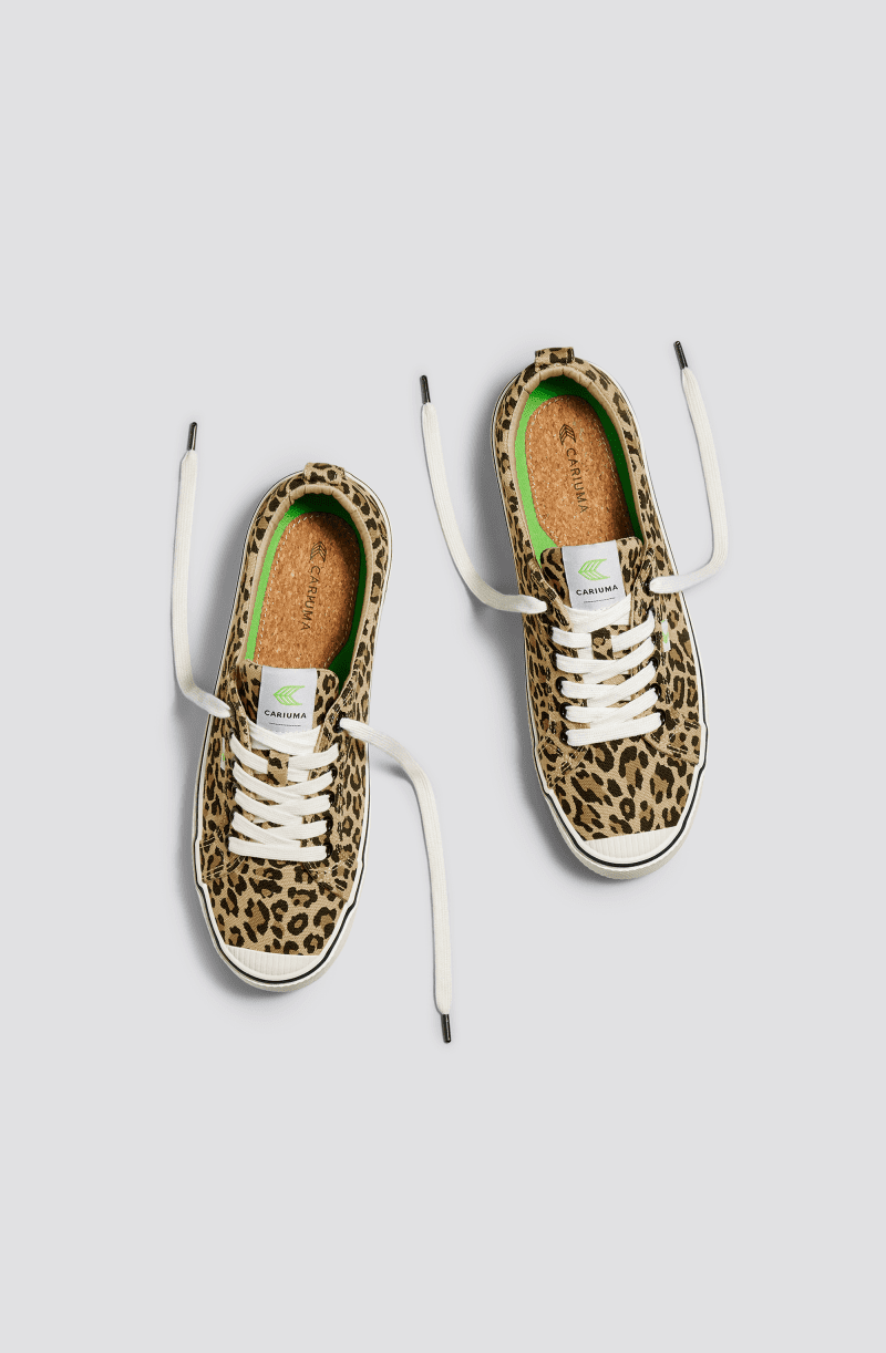 leopard oca low leopard canvas sneaker.feature 3