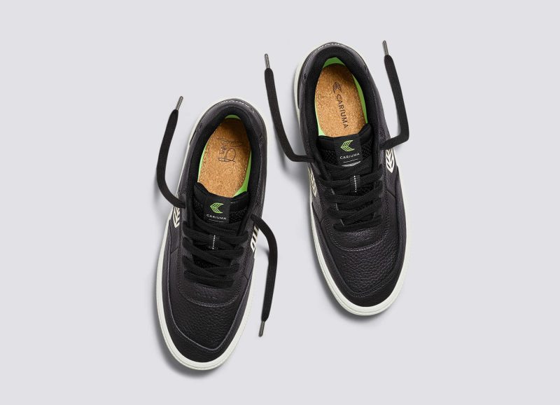 luan pro black premium leather ivory sneaker.slideshow5