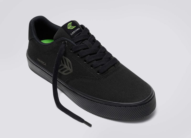 naioca all black canvas sneaker.slideshow2