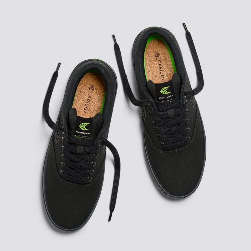 naioca all black canvas sneaker.slideshow5