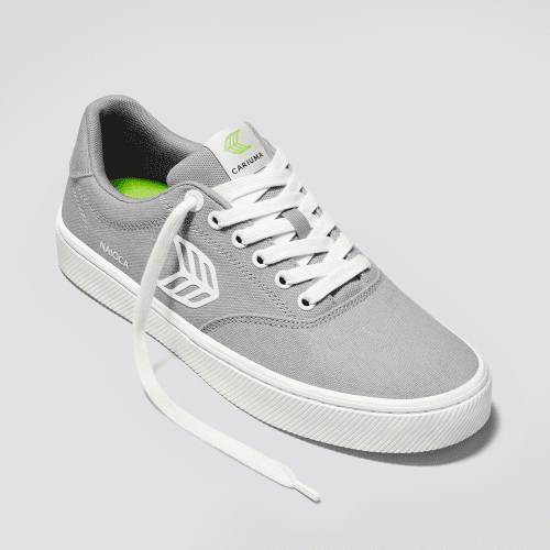 naioca grey canvas sneaker.fb feed