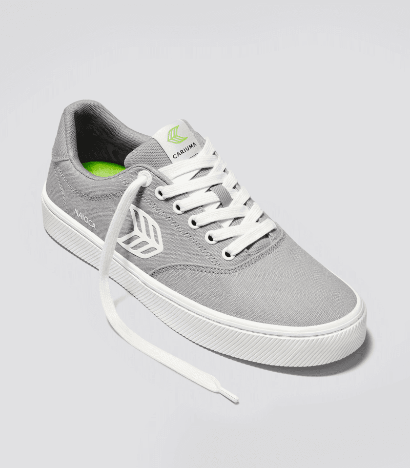 naioca grey canvas sneaker.fb feed