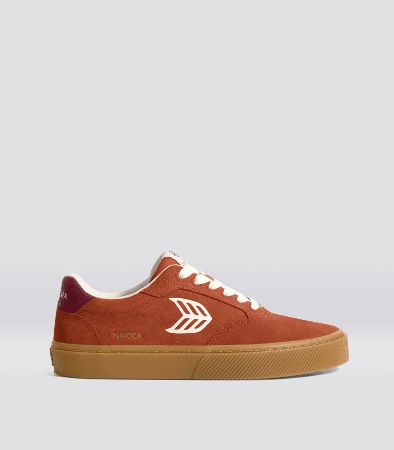 naioca picante gum suede sneaker.side view