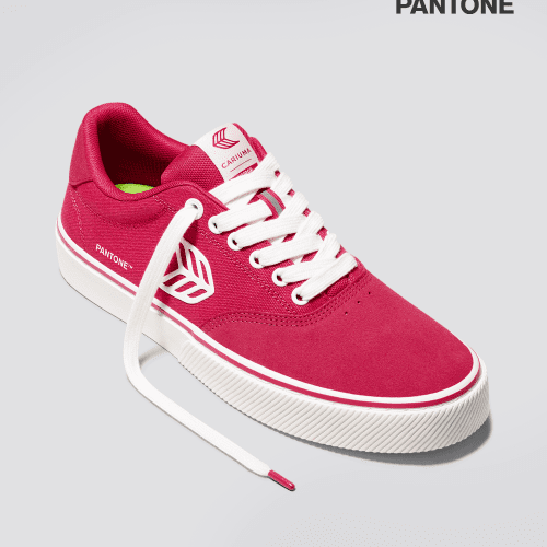 naioca pro pantone viva magenta off white canvas sneaker.fb feed 286d4e39 e80c 44c7 b659 99bc8a0bccc0