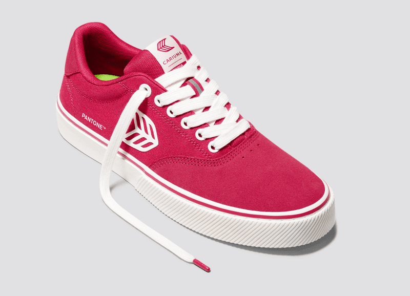 naioca pro pantone viva magenta off white canvas sneaker.slideshow3 052af19a 1c56 4f2c b625 4f9bb8d9a18d