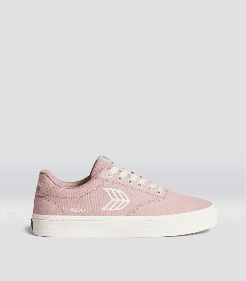 naioca rose canvas sneaker.side view