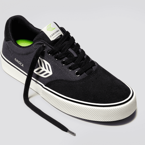 naioca skate off black ivory suede sneaker.slideshow3 804a813d 3fec 485f 98ea 5e96cb085d1b