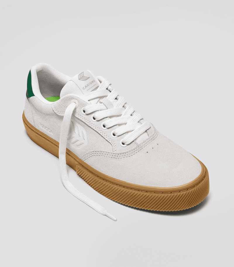 naioca smoke white gum suede sneaker.fb feed