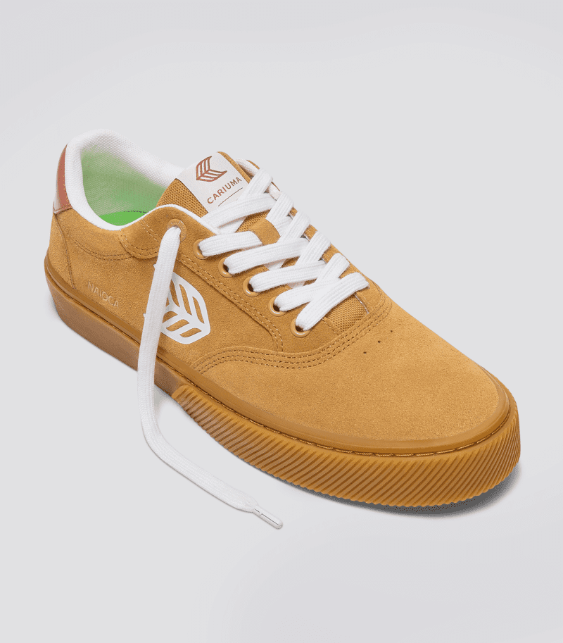 naioca yellow gum suede sneaker.fb feed