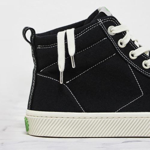 oca high black canvas sneaker women side view.feature 6 081a683e 6787 4375 b073 4df683b3daab