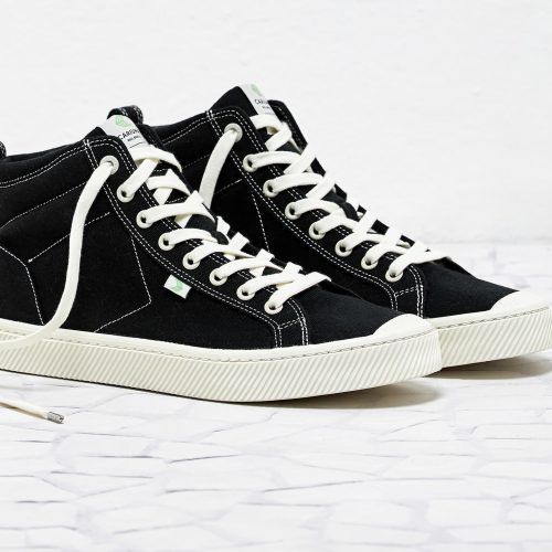 oca high black canvas sneaker women side view.slideshow2 fd84d3f8 f3b0 4b96 8ff9 9ffc6c8464c8