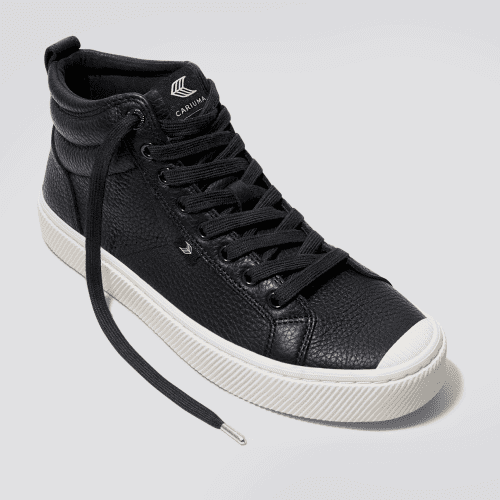 oca high black premium leather sneaker.slideshow2 6278fac0 751e 4e61 b508 47aac74f33c4