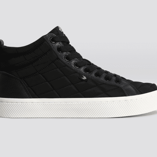 oca high black quilt recycled sneaker.slideshow1