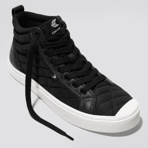 oca high black quilt recycled sneaker.slideshow2