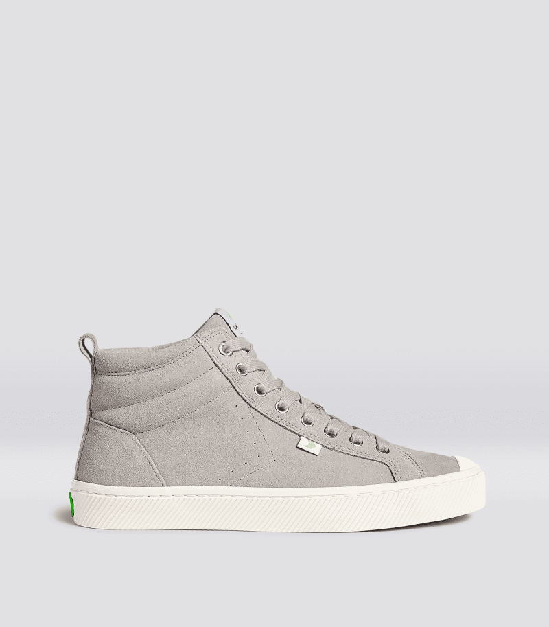 oca high grey suede sneaker.side view 045417e7 c780 496d 8f74 870089033154