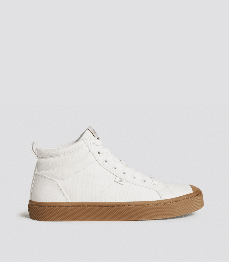 oca high off white gum canvas.side view