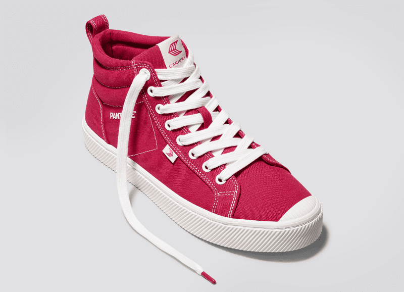 oca high pantone viva magenta off white canvas sneaker.slideshow3 c7da87d9 b869 4a90 b78d 92fb405936b9