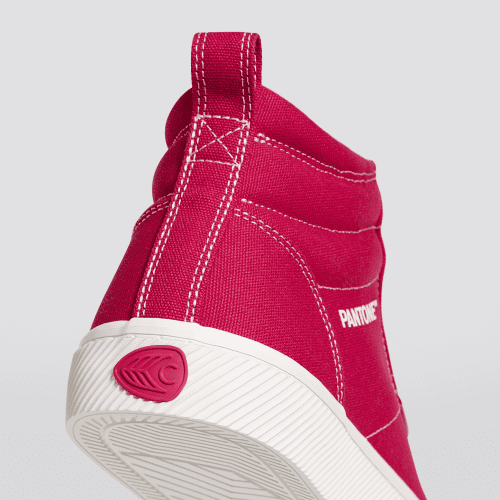 oca high pantone viva magenta off white canvas sneaker.slideshow4 e63d87a1 356c 46d5 9803 74f268064f5d