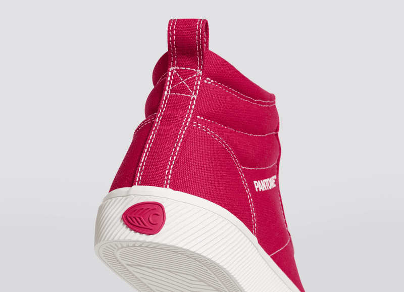 oca high pantone viva magenta off white canvas sneaker.slideshow4 e63d87a1 356c 46d5 9803 74f268064f5d