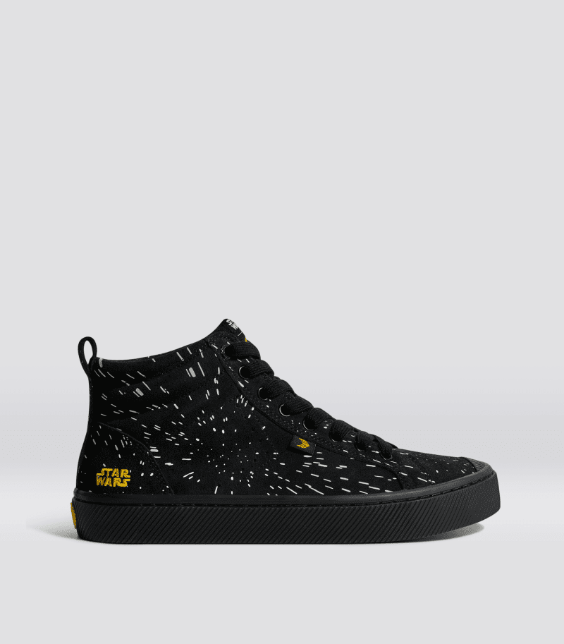 oca high star wars all black suede sneaker.side view 3e571aff 7291 4466 9ed4 f49e8460cb2b